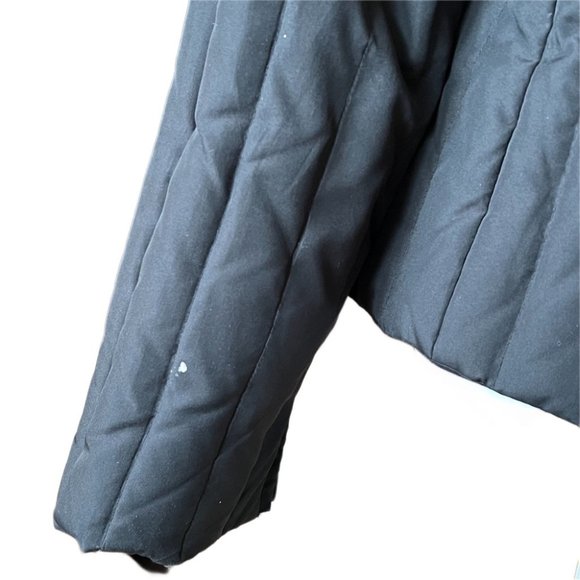 Down blend Puffer Quilted Jacket Kenneth Cole Reaction Black M - Picture 7 of 15